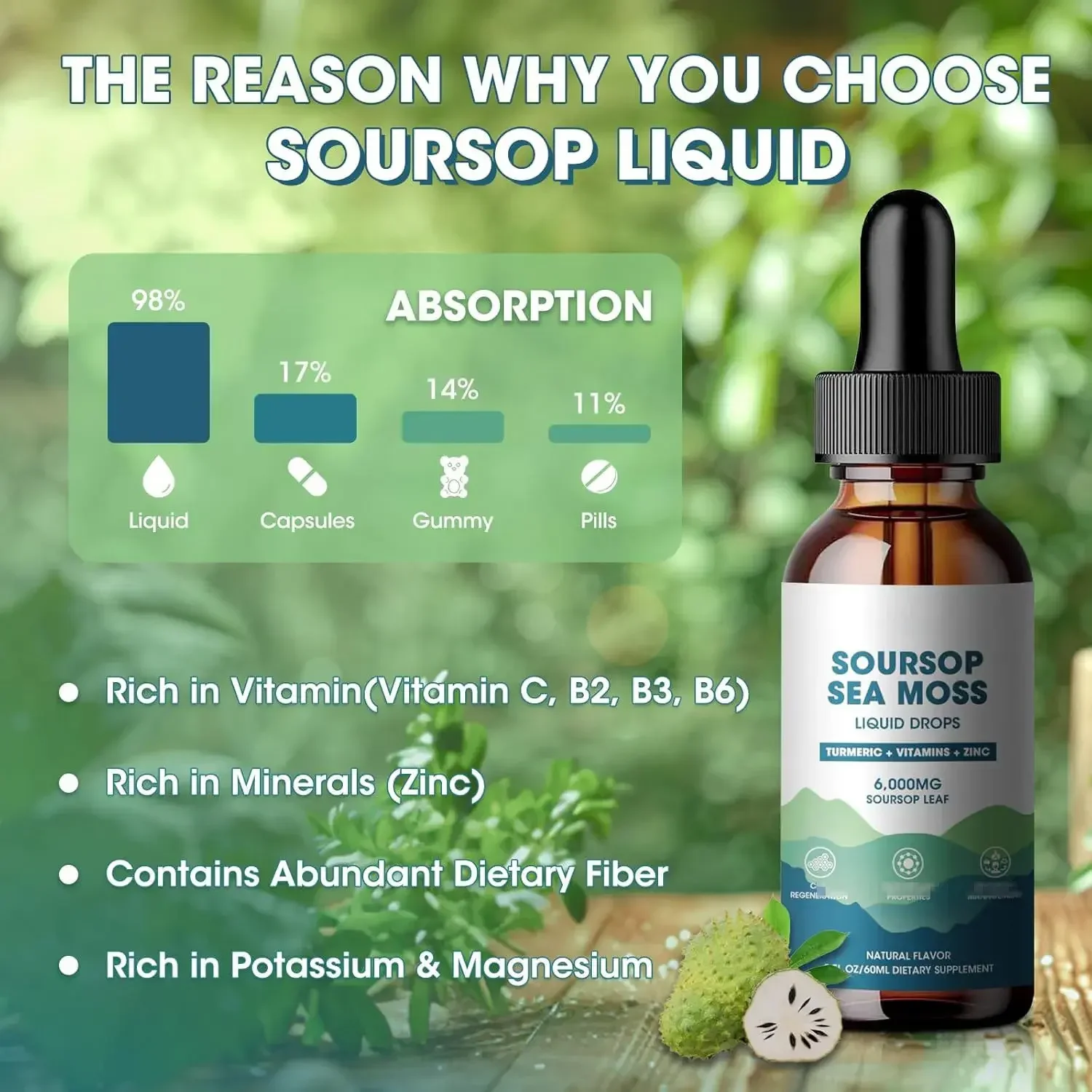 Private Label Organic Vegan Seamoss Oil Drops Irish Sea Moss Liquid