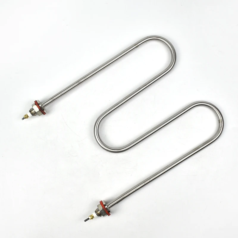 BRIGHT 230V 1500W W Type Electric Liquid Heater Industrial Stainless Steel Sus304 Tubular Heater