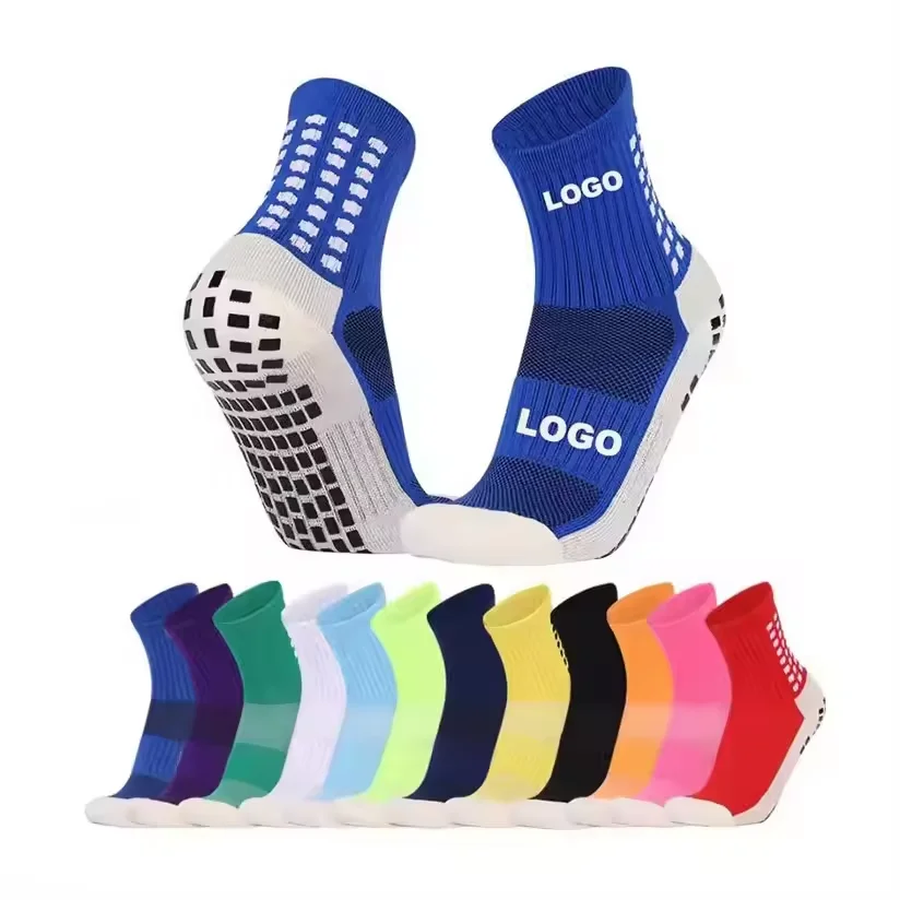 Custom Non Slip Soccer Socks Mens Non Skid Grip Football Basketball Sport grip socks