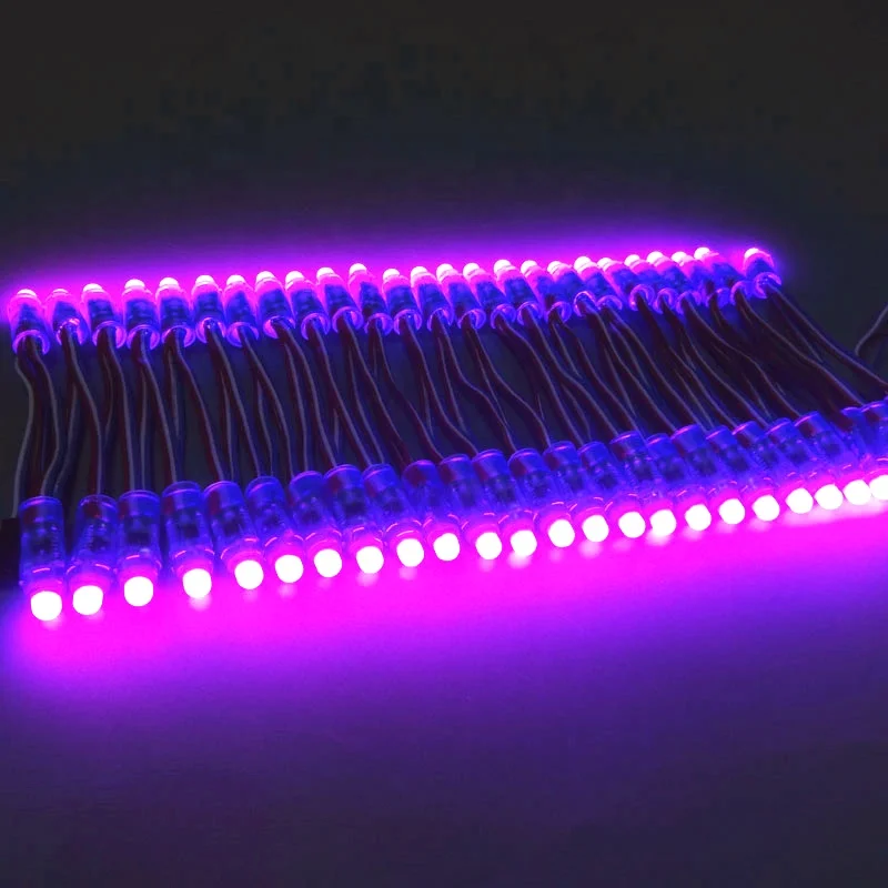Smart RGB Pixel LED bullet nodes 100 leds Xconnect Waterproof pigtail Black 18awg WS2811 12V light string addressable full color