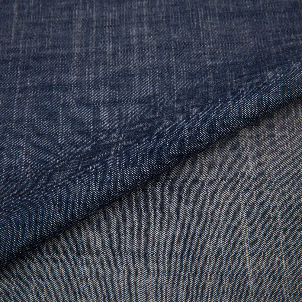 12355A 21*11 саржа 70% tencel 30% лен джинсы тканая ткань для женщин пальто брюки платья
