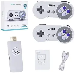 SF900 HD Video Game Console Stick 926 Games In One SFC Retro 2.4G with Two Wireless Handles