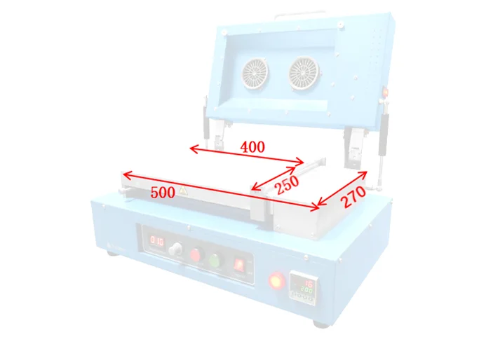 Lab Automatic Compact Tape Casting Coater Coating Machine with Vacuum Chuck for Battery Electrode Coating
