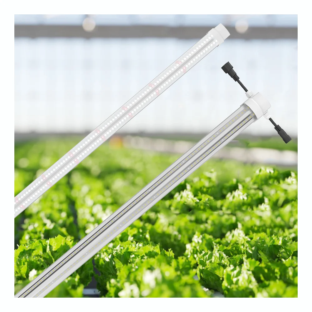 T8 ce fcc rohs smart hydroponic hudroponic Indoor Plants Vertical Farming mushroom Growing Waterproof LED Plant grow lamp Tube