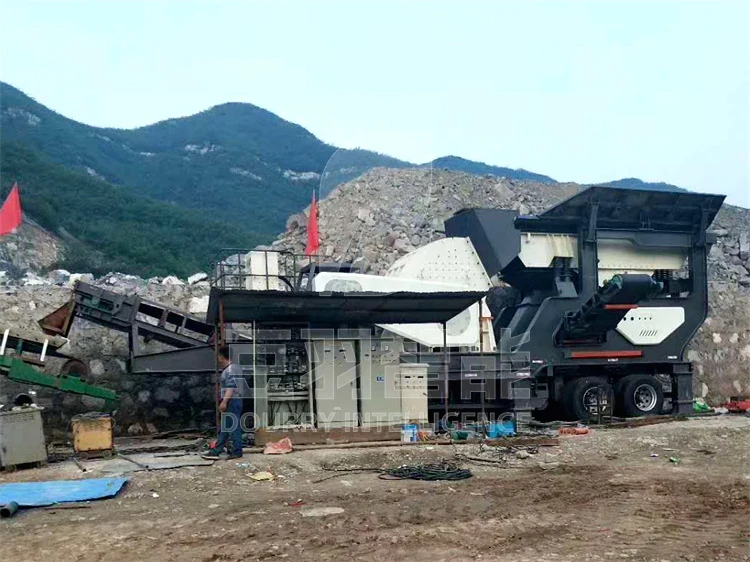 Portable Aggregate Plants Mobile Crusher For Making Sand And Gravel