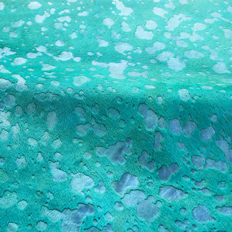 Wholesale Hot selling  Hair on Cow hide  Embossing Leather Real Leather for shoes