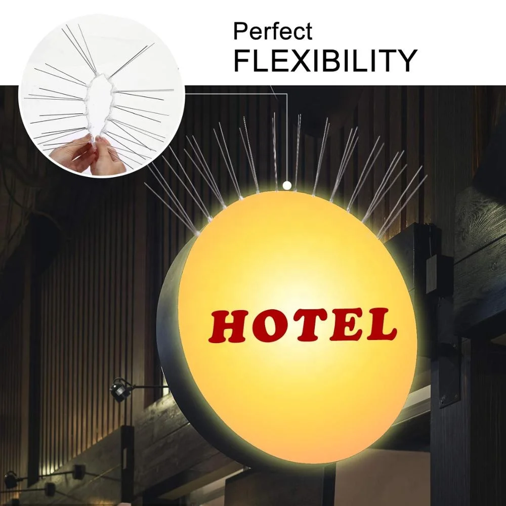 High-quality UV Treatment Stainless Steel Pigeons Cat Control Anti Bird Spikes