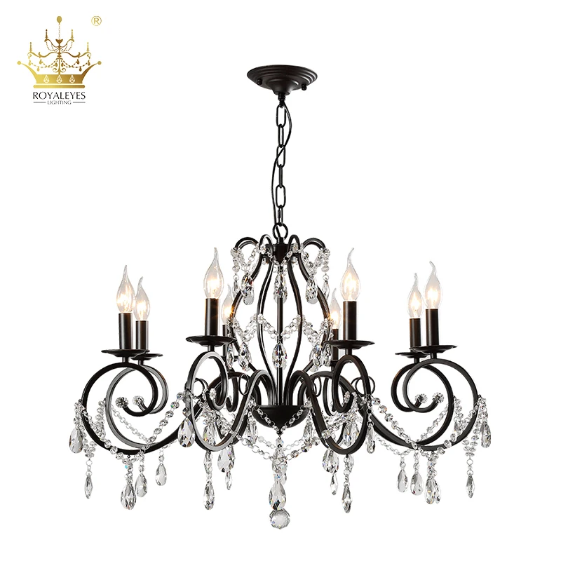  Энергосберегающие стеклянные хрустальные стержни для подвесного освещения ресторана Современная Потолочная люстра роскошная дома