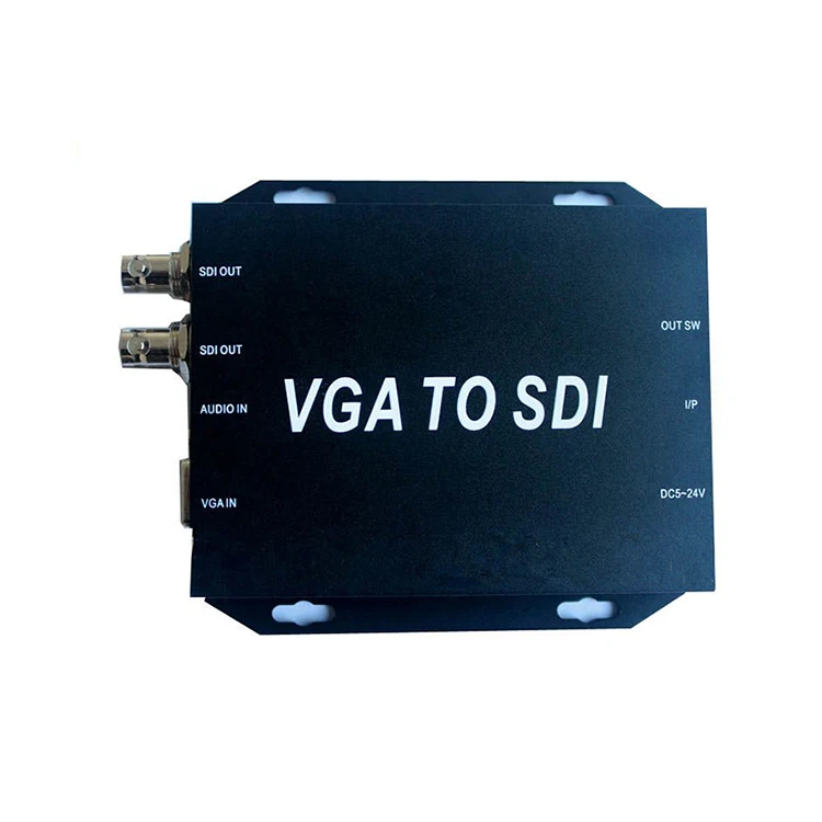 Горячая Распродажа 5V ~ 24V одноканальный Vga вход двухканальный HD MI SDI выходной сигнал преобразователь коробка