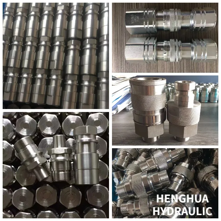 Seamless Hydraulic Connections ISO7241A Quick Connect Hose Fittings Hydraulic Quick Coupling