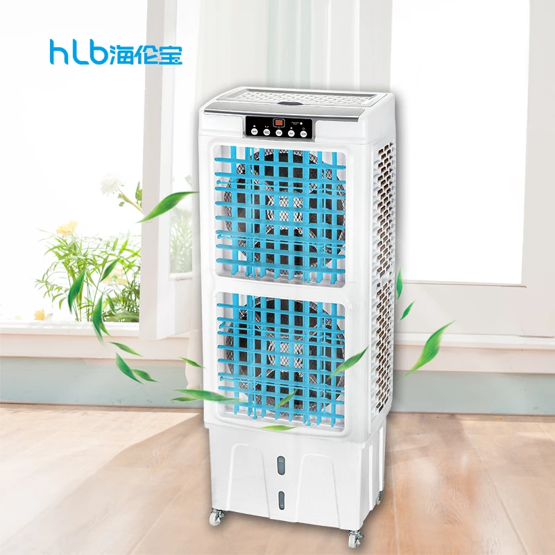 Factory Price Manual Industrial Mobile Air Conditioner Cooling Fan Portable Ac Water Evaporative Air Cooler With 35L Tank