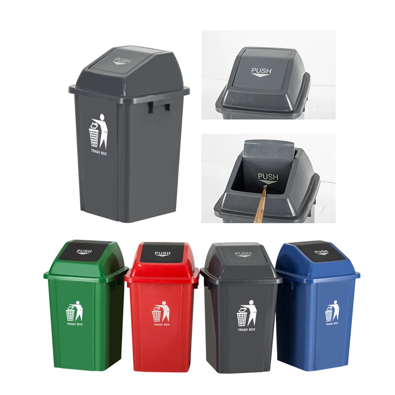 Green Color Outdoor Garbage Bin 2400 Liter Plastic 13 Gallon Trash Can