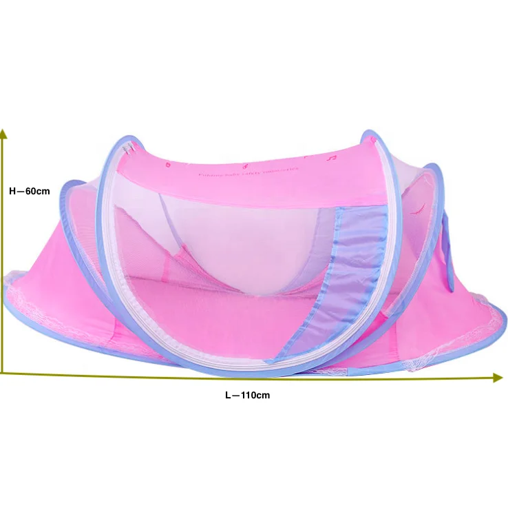 2022 Foldable Infant Pop Up Cot Bed Mosquito Fold Net Tent outdoor camping tent mosquito net for kids