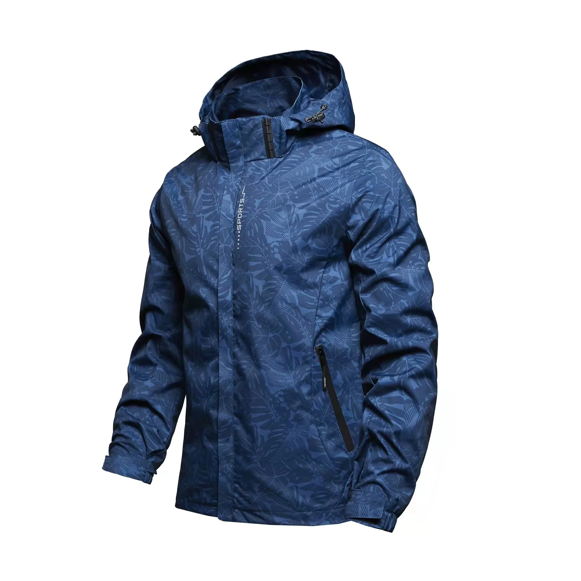 New design Camo pullover windbreaker two tone Custom wholesale cheap men wind breaker jacket Rain coat outdoor Sports Jacket