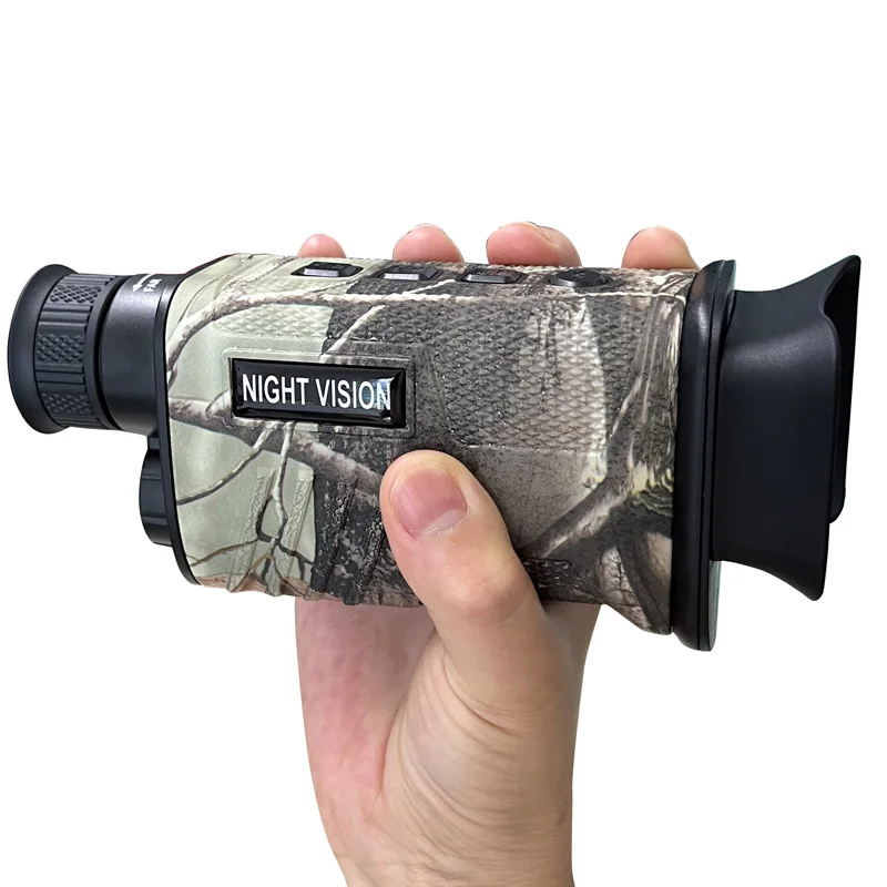 OEM DT19 Night Vision Monocular 2inch Screen 4K Video 8X Digital Zoom Night Vision IR 300m Hunting Night Vision Scope
