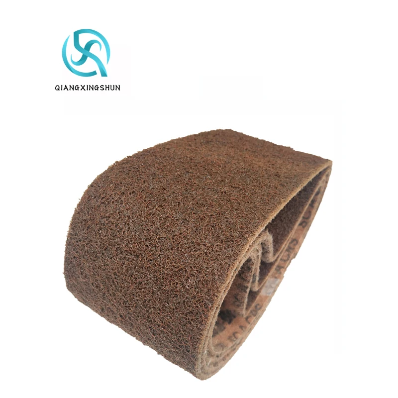 Factory supply Non-Woven Abrasive Metal wire drawing Belt for Polishing Stainless Steel Kitchen Ware