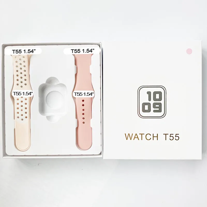 Waterproof Smart Watch Io Iwo Relogio Reloj wrist Montres T55 Plus Pro Price Smartwatch Series