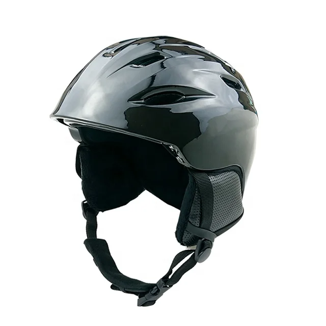 New arrival  high quality in mold black snowboard ski goggles helmet