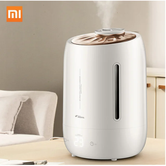 
Deerma Household Air Humidifier Air Purifying Mist Maker Timing With Intelligent Touch Screen Adjustable Fog Quantity 