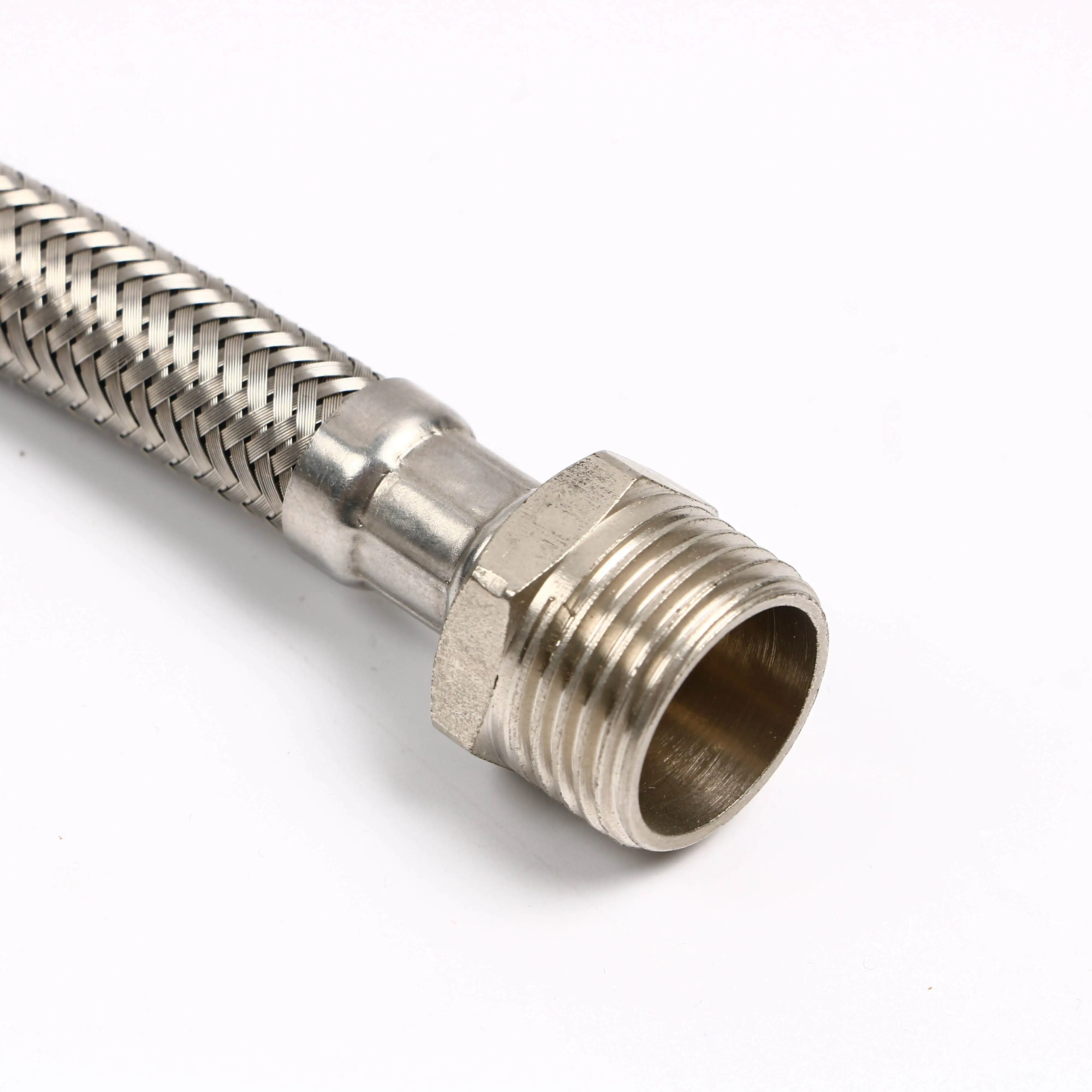 Stainless Steel Flexible Water Hose Pipe Portable Toilet Pex Braid Metallic Metal Hose