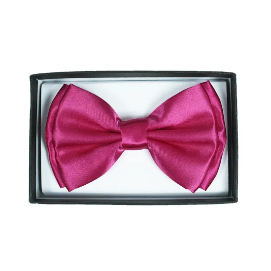 Hot Pink Color Adult Bowtie- 1 dozen