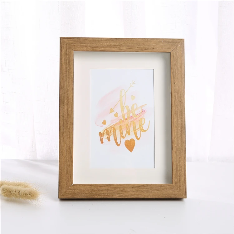 Fashion Custom Table Top Plastic Picture Frame With Glass Wholesale Home Decoration Plastic Photo Frame