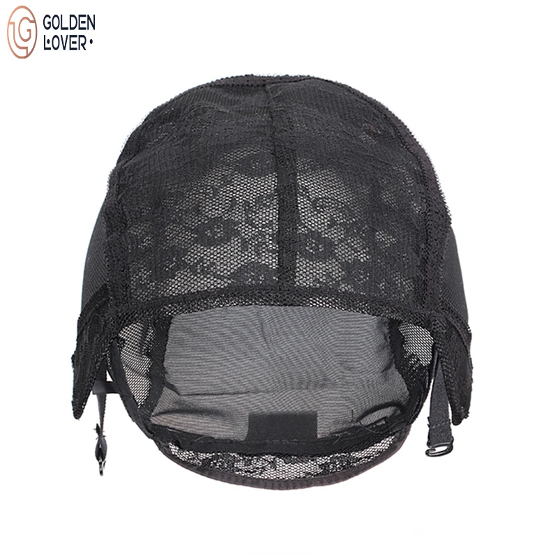 Stretchable Double Lace Nets Lace Wig Cap For Making Wigs With Adjustable Straps Elastic Band Waving Cap For Wigs