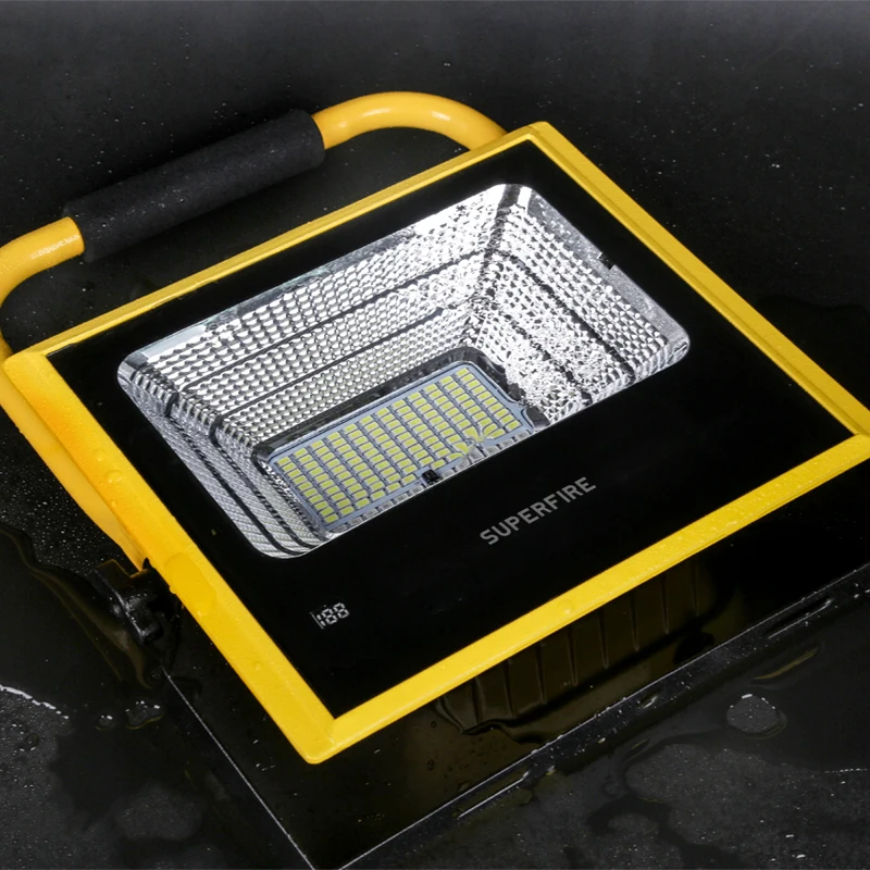 Portable High Power 40w 60w 100w Flood 9 Inch LED Working Light USB Cable Cob Li-onRechargeable Work Lights