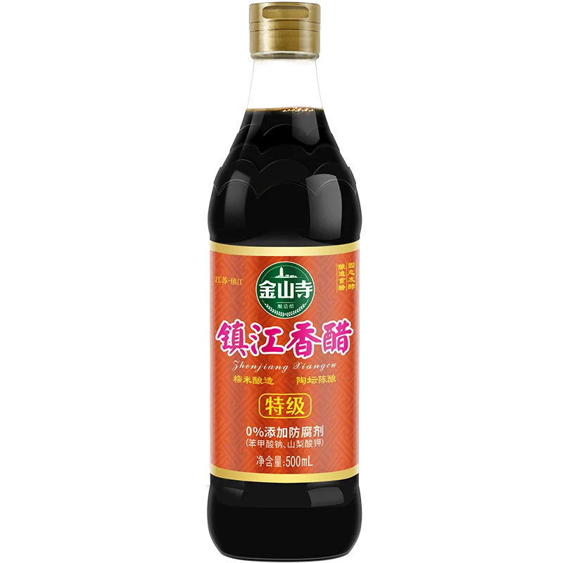 Настоящий китайский черный рисовый уксус для аутентичного азиатского вкуса-Возраст 3 года без добавок экспортный сорт