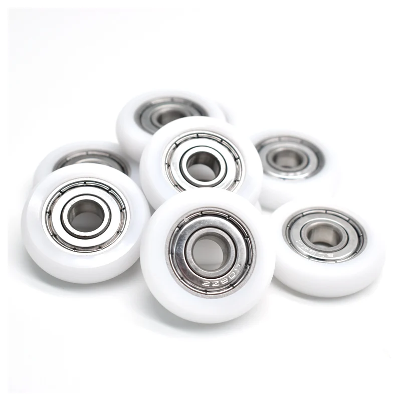 BSR620260-16 Rowing Machine Seat Wheel POM Nylon Roller with Bearing Drawer Track 15x60x16mm Door & Window Rollers