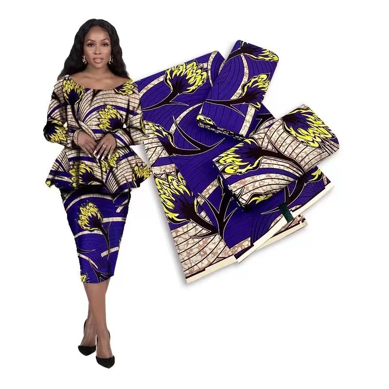 2022 Premium Africa Nigeria high quality veritable 100% cotton true wax party printed fabric