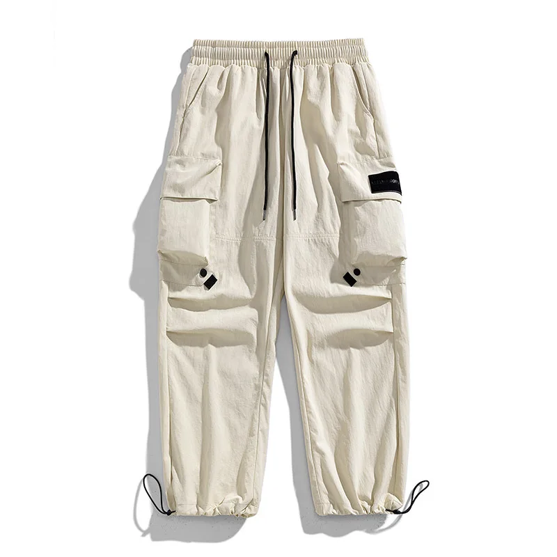 Hot Selling  Vintage work attire with multiple pockets and leggings loose fitting trendy and wear-resistant youth casual pants