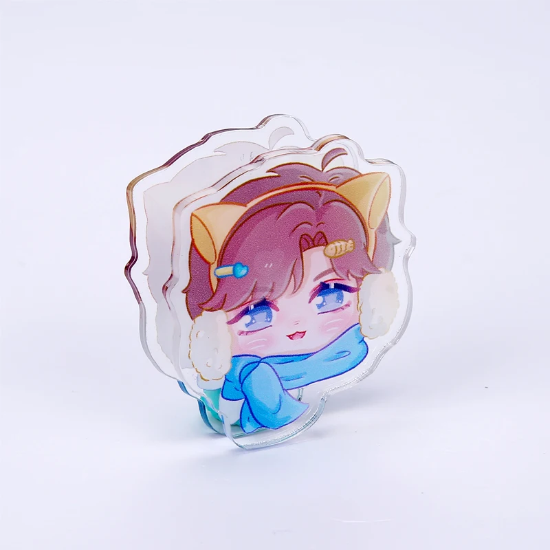 
Acrylic Stationery Clip Sticky Note Clip for Students and Office 