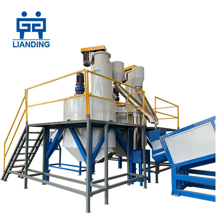  Отходы Пластика LLDPE / LDPE машина по переработке пленки для PE Пленки дробления стиральная