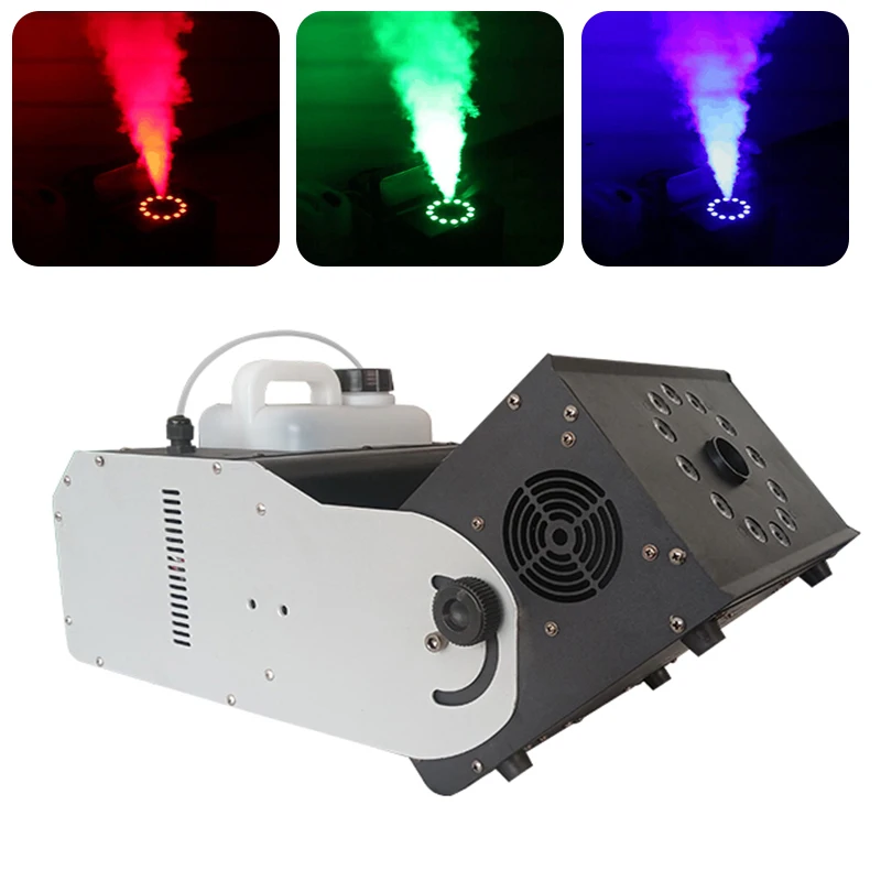 LED Stage Fog Machine  3000W Wireless Remote Smoke Machine For DJ Disco Stage
