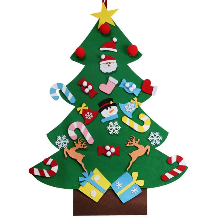 Environmental and Best price Felt Christmas Tree Decoration Christmas Ornaments for Merry Christmas