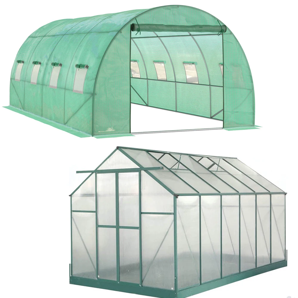 Backyard Garden Greenhouse  Growing Tent Walk-In  Green House Outdoor Tunnel Plant Growing Hothouse