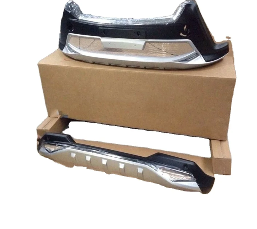 Car Accessories Auto Parts Abs material front and rear bumper guard for Toyota RAV4 2014