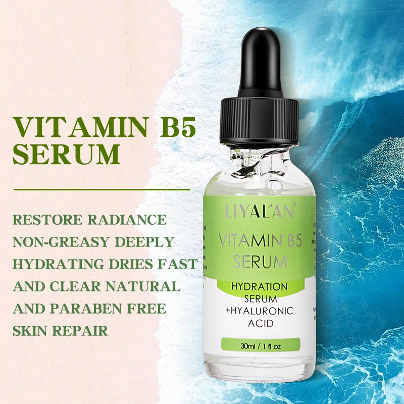 Wholesale Veagan Organic Vitamin B5 Face Skin Care Serum