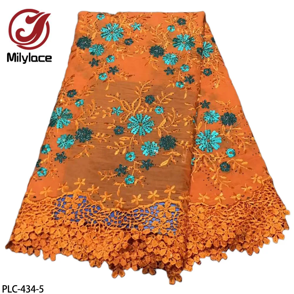 Wholesale Flower Design African 100% Cotton Lace Nigerian Guipure Cotton Lace Fabric