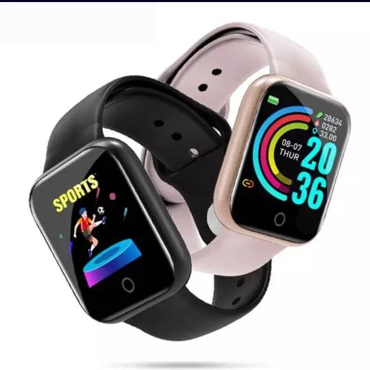 
Y68 smart bracelet color screen heart rate blood pressure step counter sports bracelet new D20 smart bracelet 