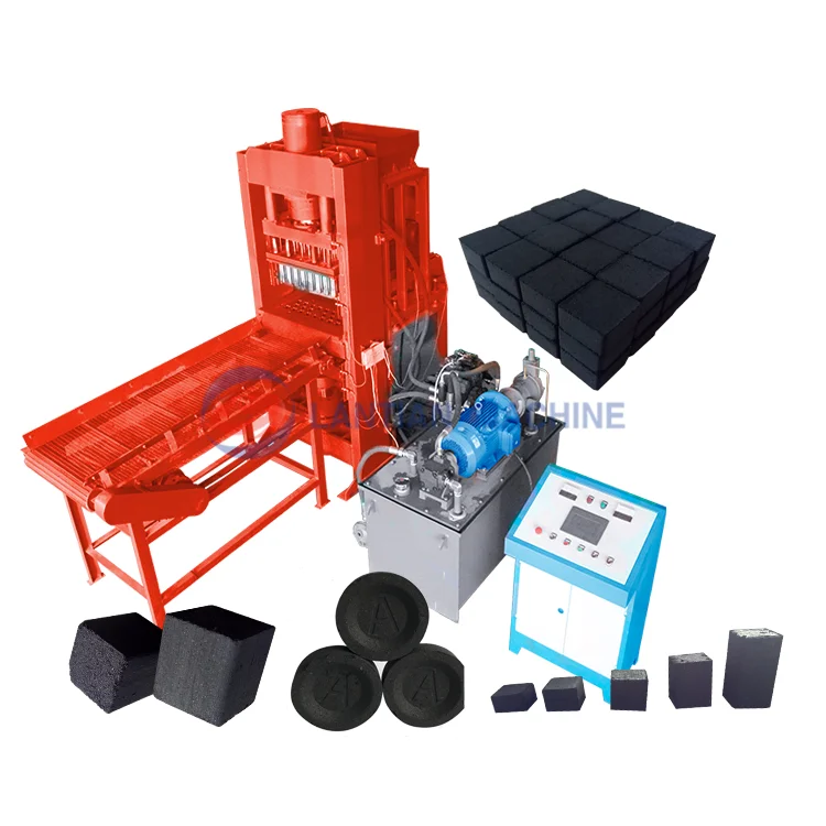 Hydraulic shisha charcoal tablets press equipment wood sawdust briquette charcoal block making processing machine price