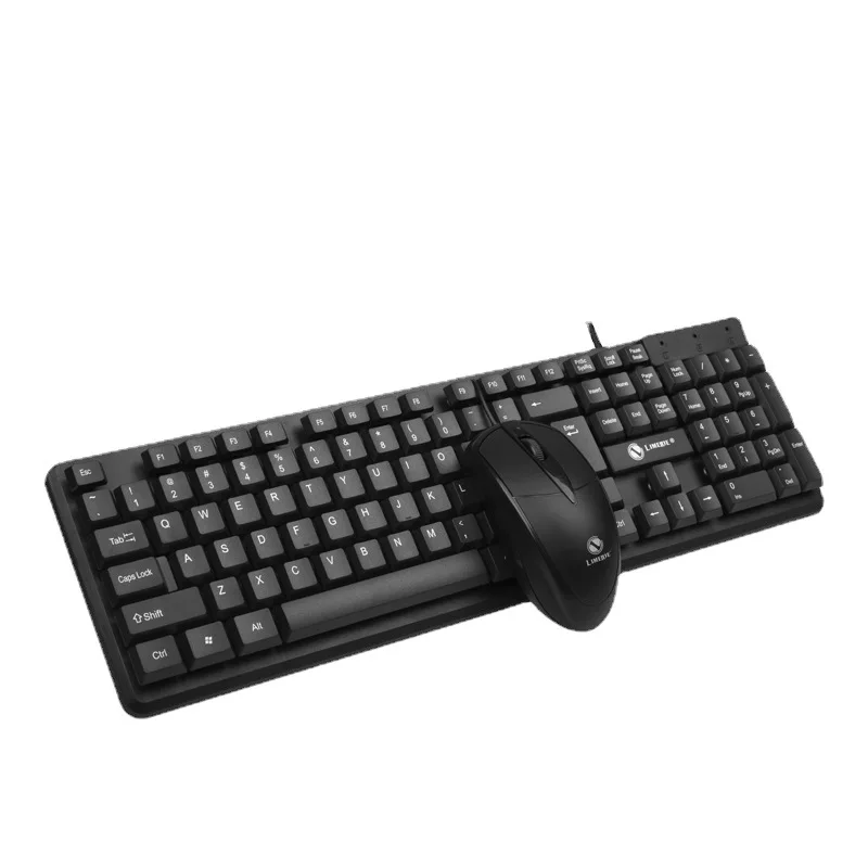 Laptop computer USB wired mouse keyboard Business office keyboard and mouse kit Wholesale portable keyboard and mouse combon