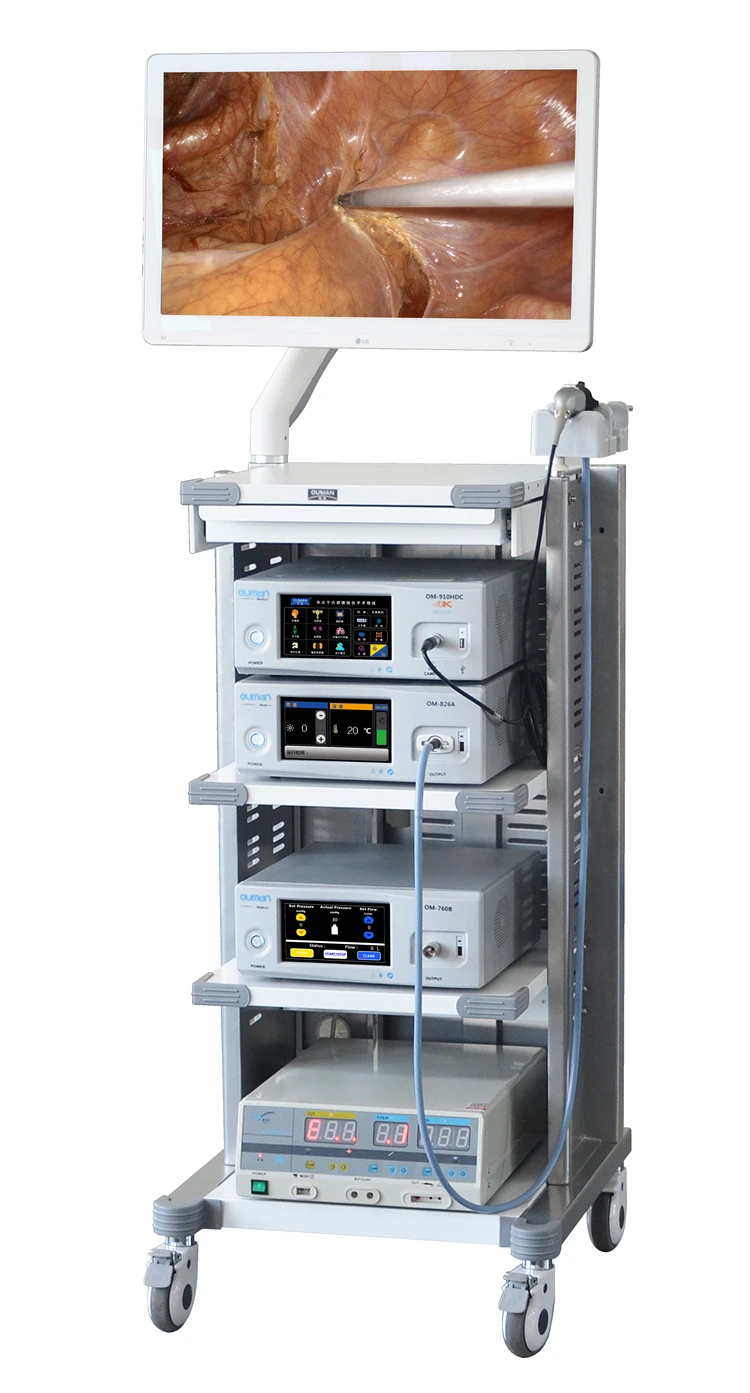 Hospital medical endoscopy cart trolley for sale Endoscopic system trolley