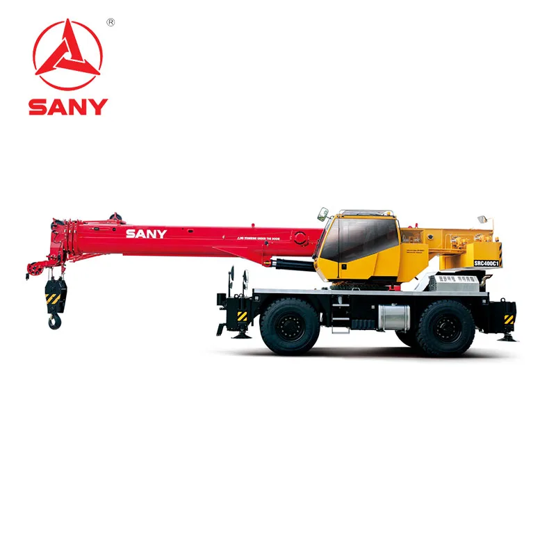 
SRC650T SANY Rough-Terrain Mobile Crane 65 Tons Lifting Capacity Three hinges of luffing mechanism Length 43.5m 