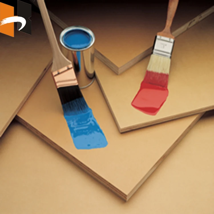 Samples 4mm-25mm Laminated MDO Medium Density Overlay Plywood For Use