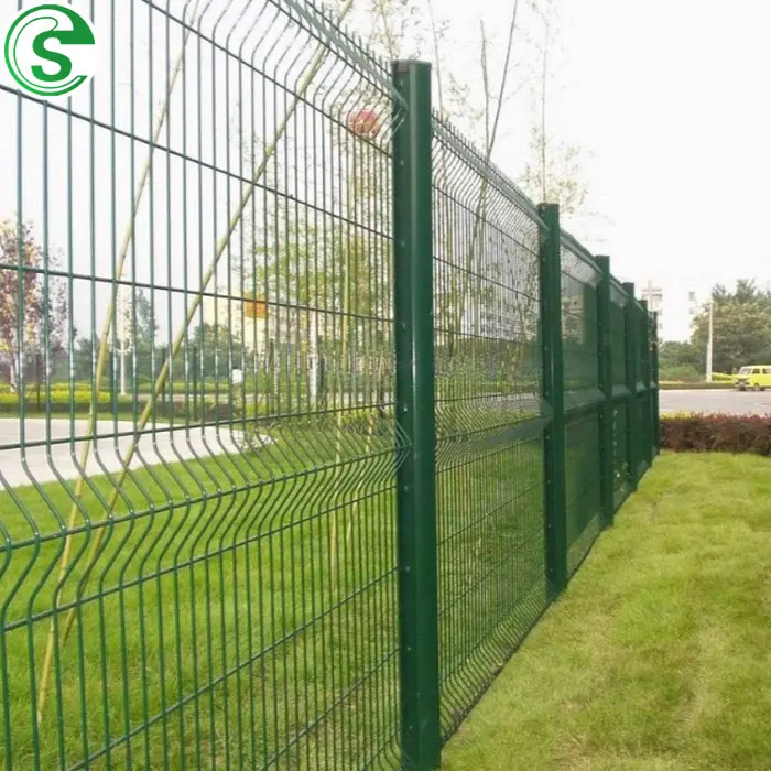 Factory Price 3D welded mesh panels production line modernization  Garden Fence  V Mesh Fencing Panels