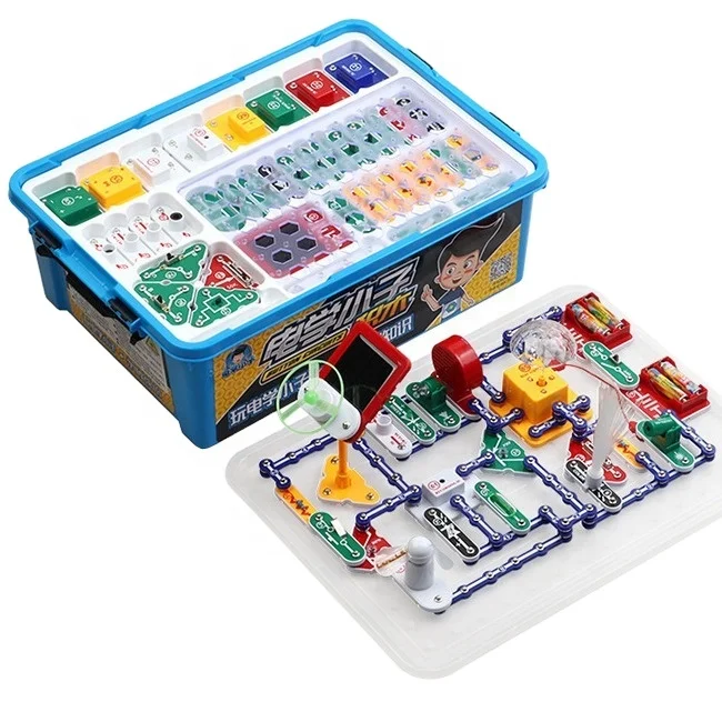 Electronic Music Building Blocks Kit Children Flexibility Integrated Circuit Set Games Home School Science Tools