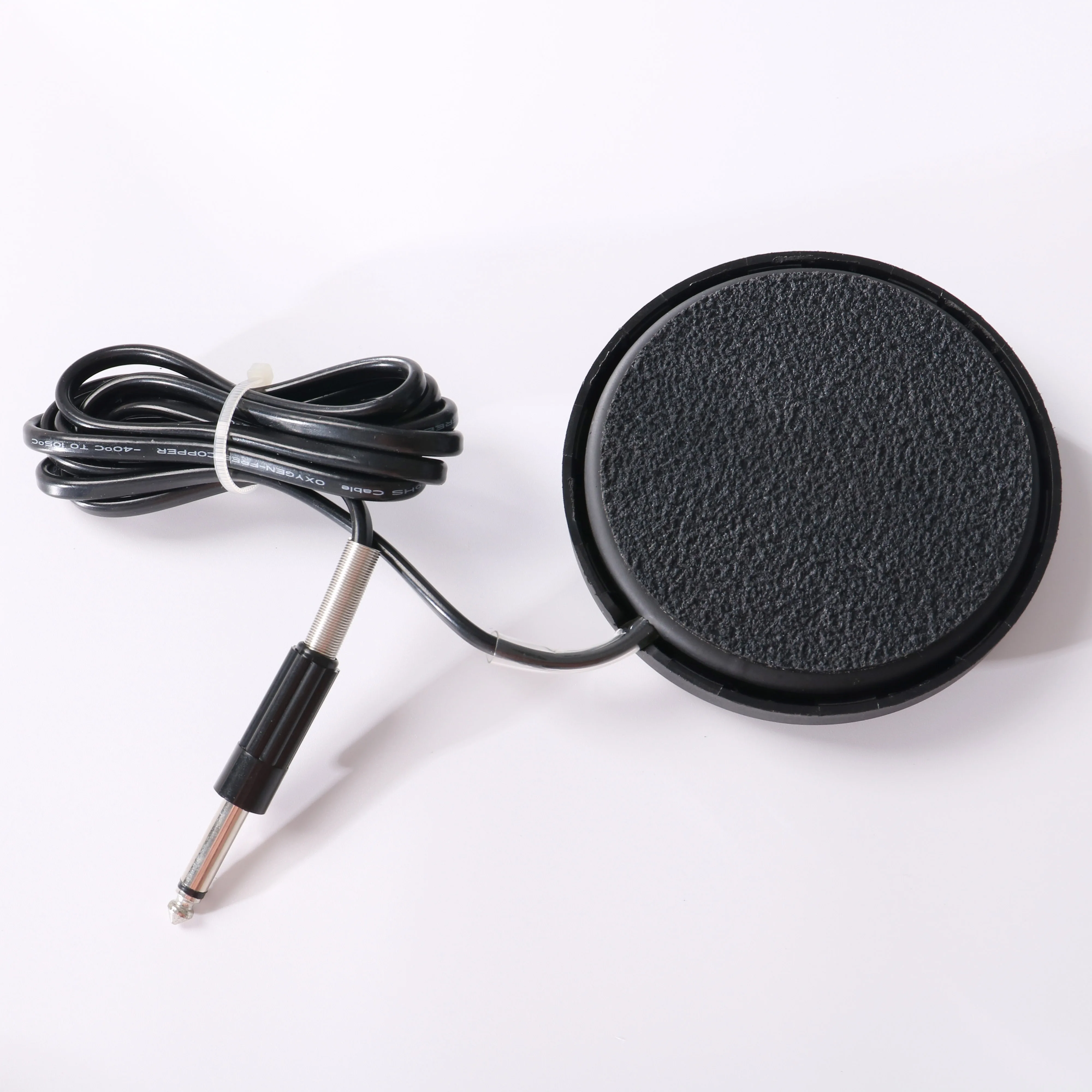 Black round tattoo foot switch foot pedal For Tattoo machine power accessories Tattoo hook line For Power supply
