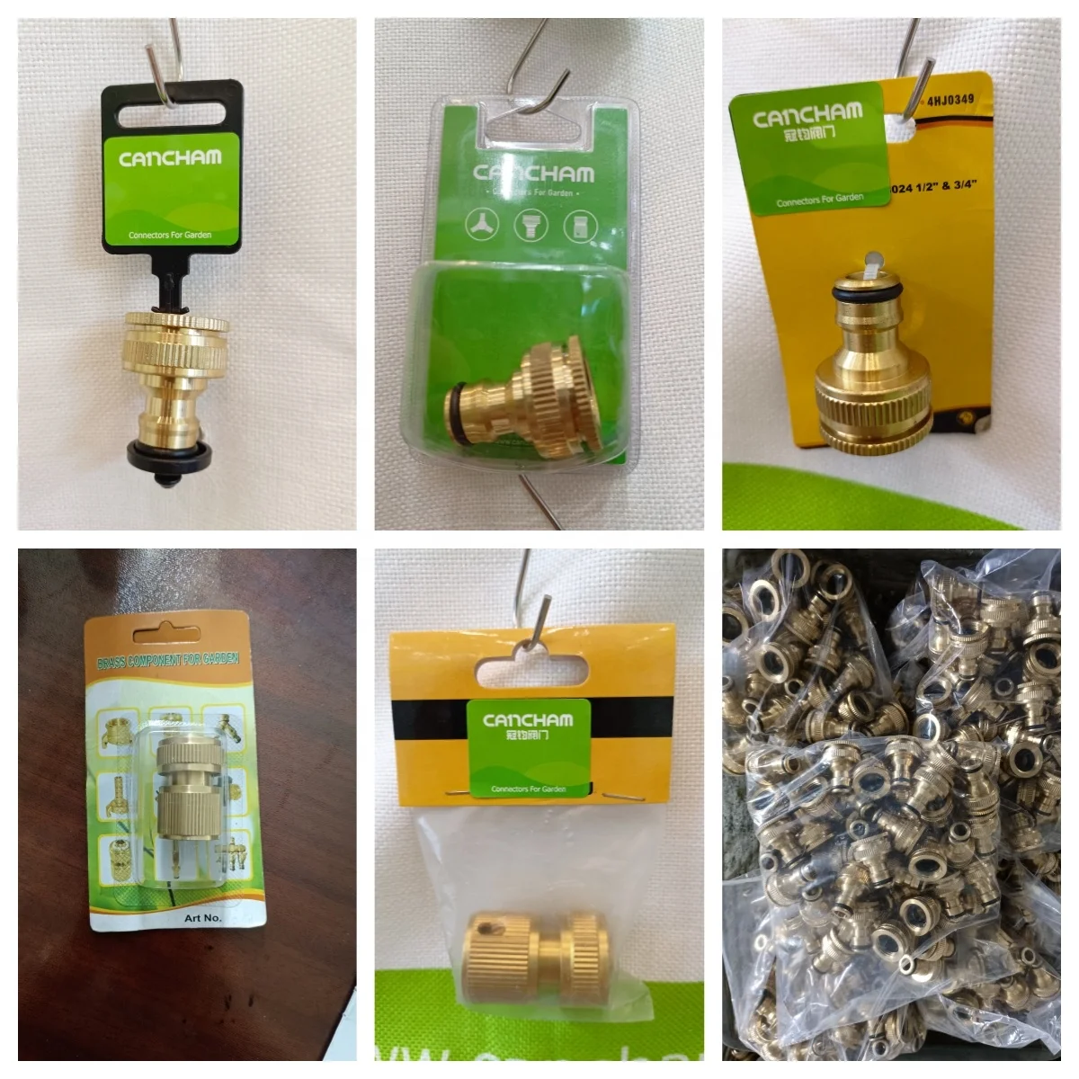 hot sale brass tap adapter M22 /M24 to 1/2 inch external thread connector garden hose connector faucet adapter quick connector